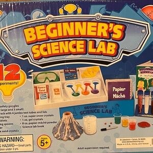 Fun filled Science Lab w/ 12 simple experiments  for kids 5-12 yrs